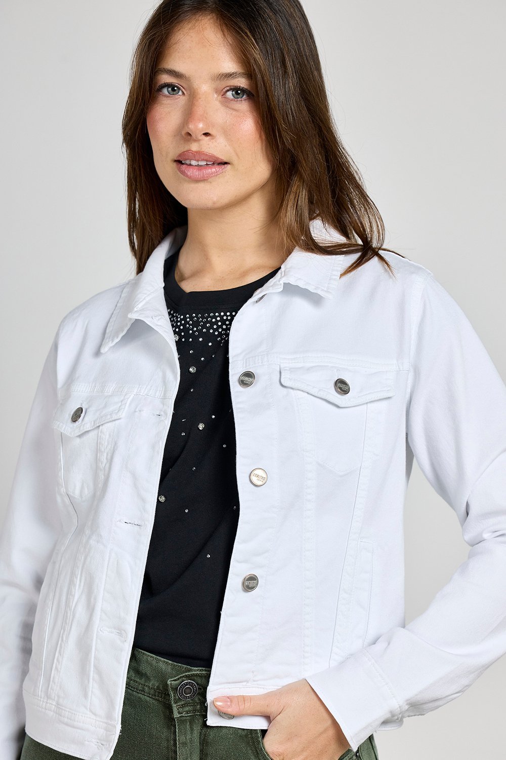 ART. 089 | CAMPERA CLÁSICO BLANCA ELASTIZADA CENITHO