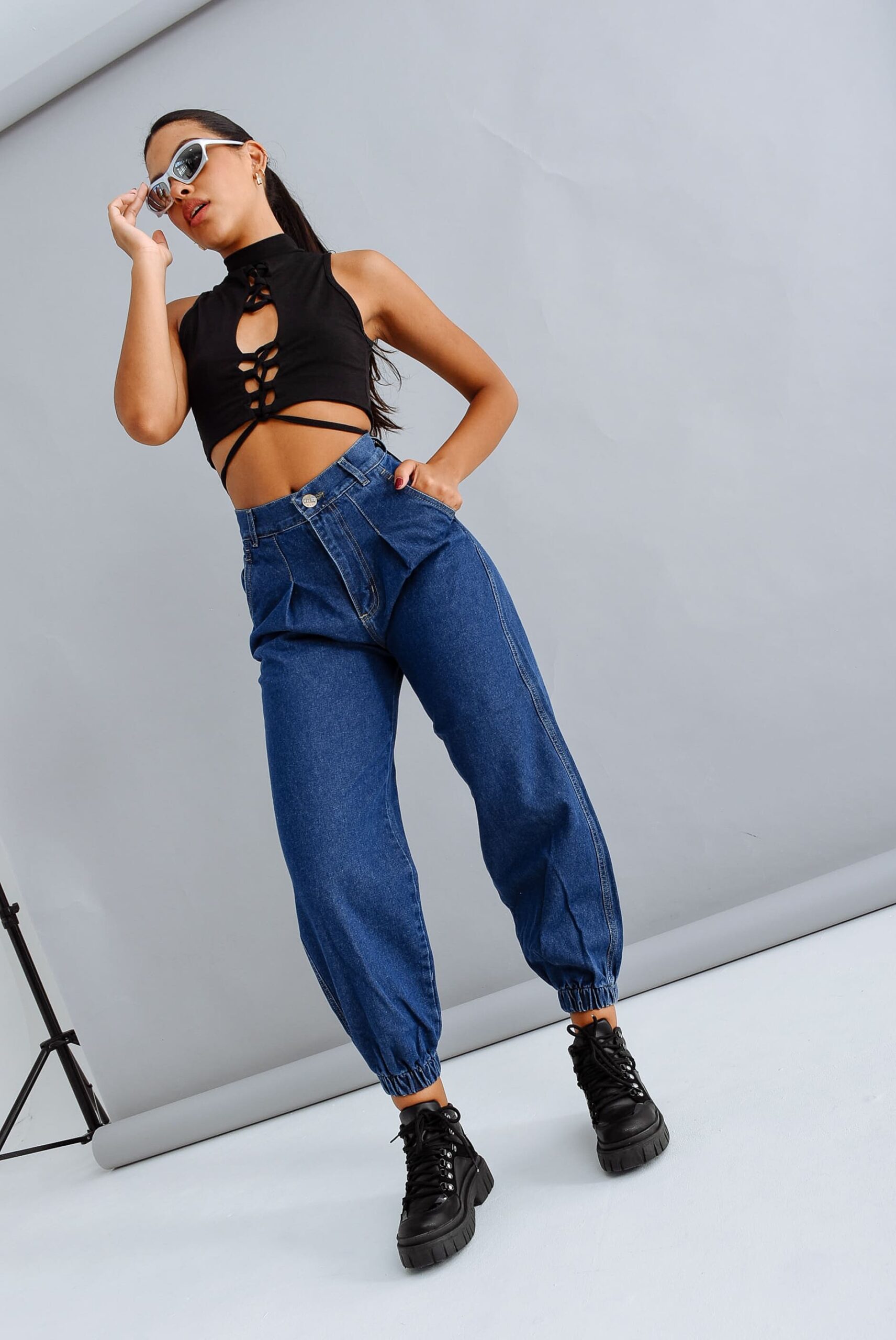 ROCKET SLOUCHY AZUL CON PUÑO TALLES 34 AL 46 H REINA