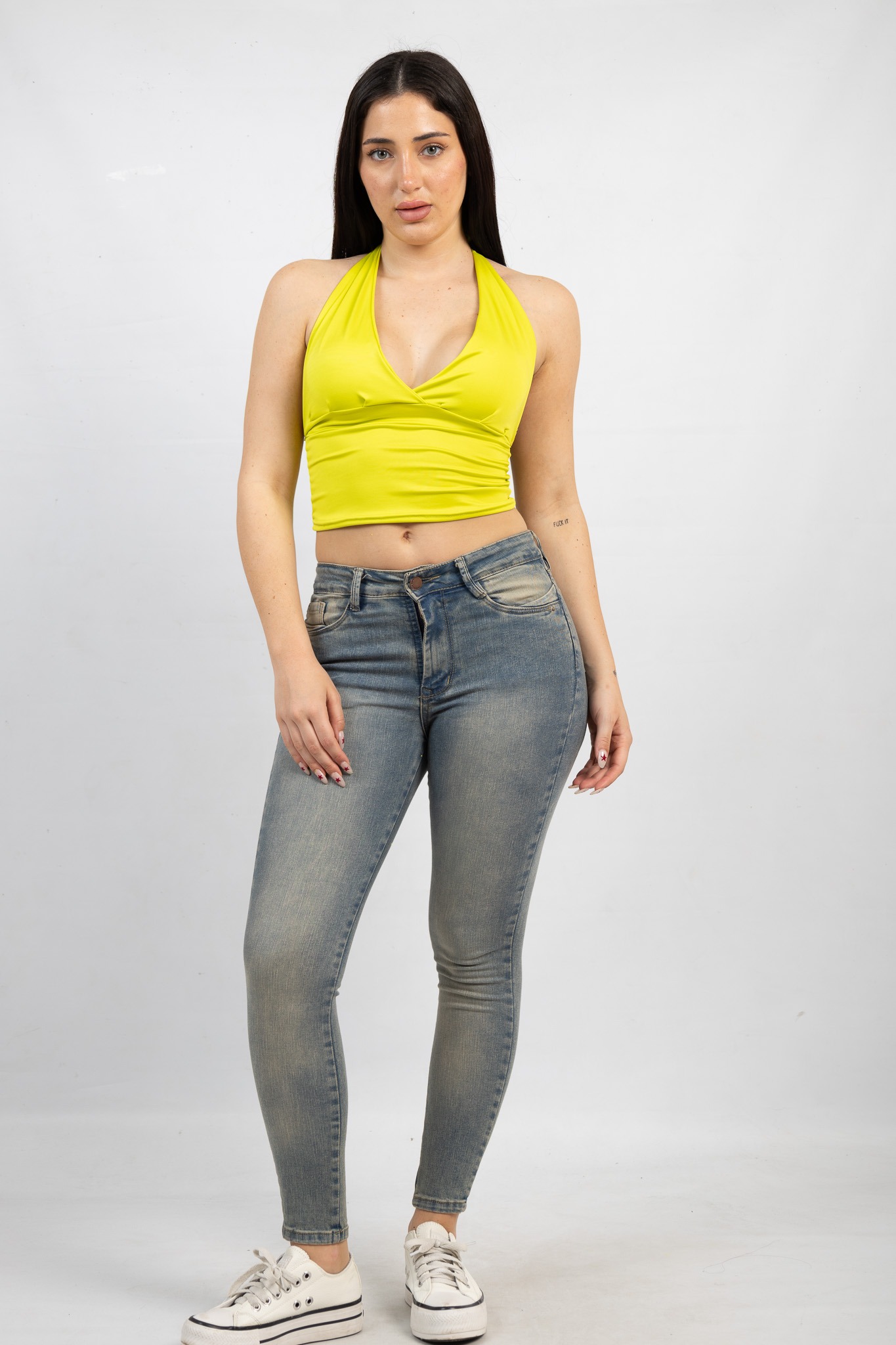 ART 683| SKINNY OXIDO MATIZADO TALLES 36 AL 46 VERSUS