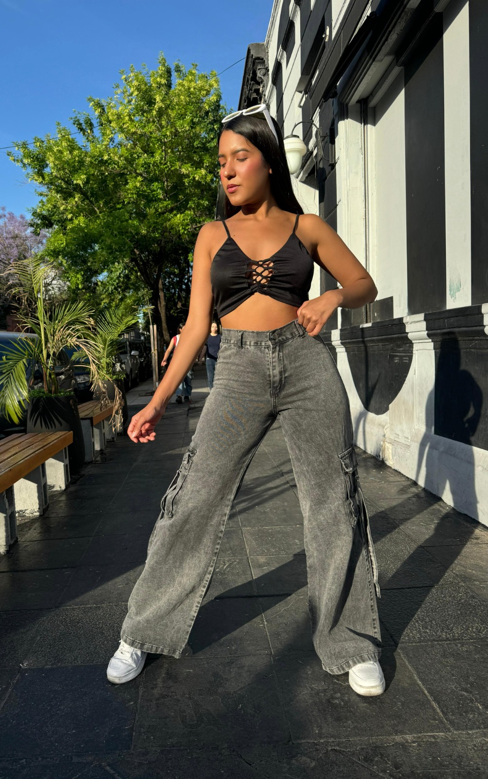 WIDE LEG LOS ANGELES NEVADO RÍGIDO ANA CLARA 36 AL 54
