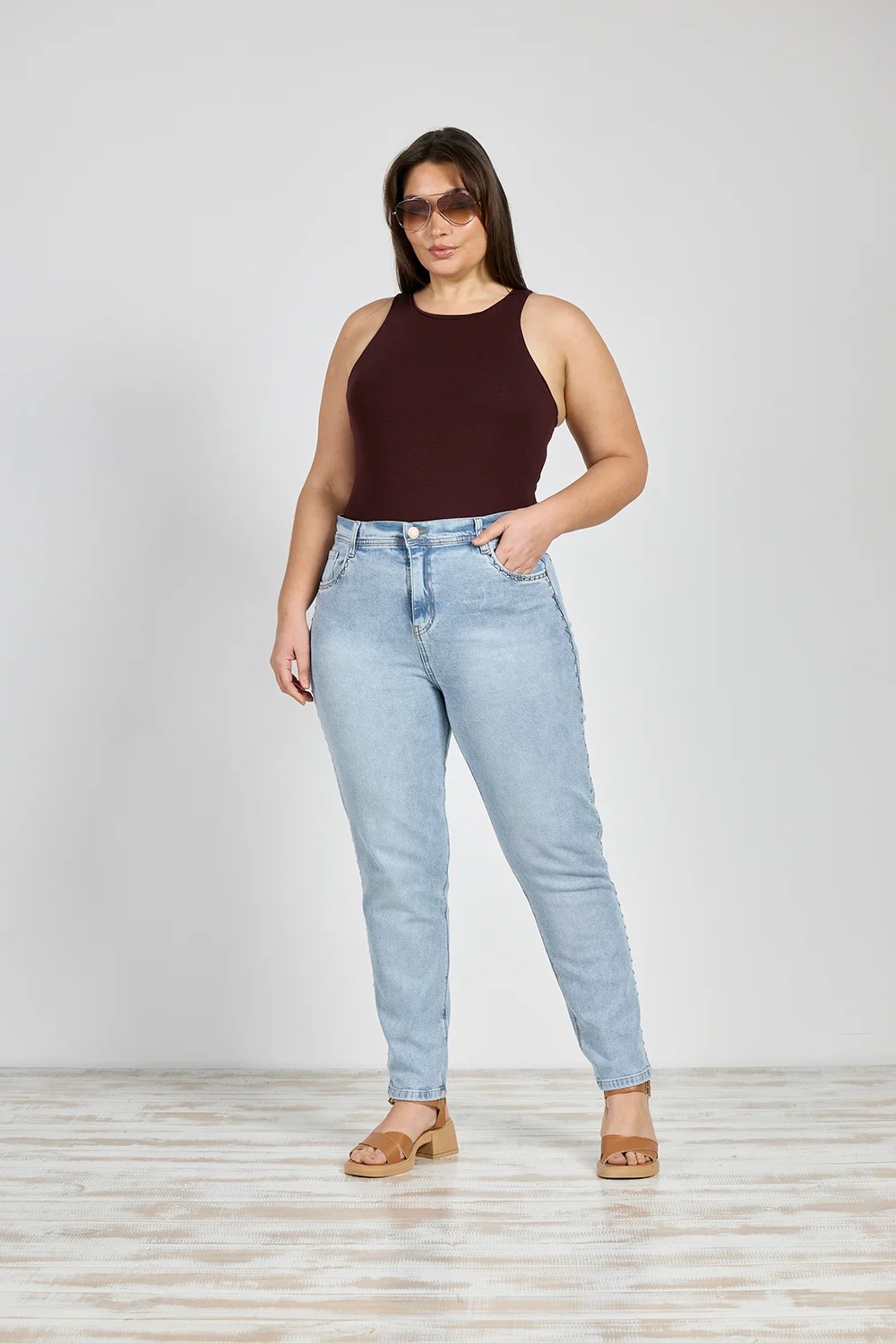 ART. 830 | MOM CELESTE TACHA LATERAL ELASTIZADO TALLES 46 AL 54 CENITHO