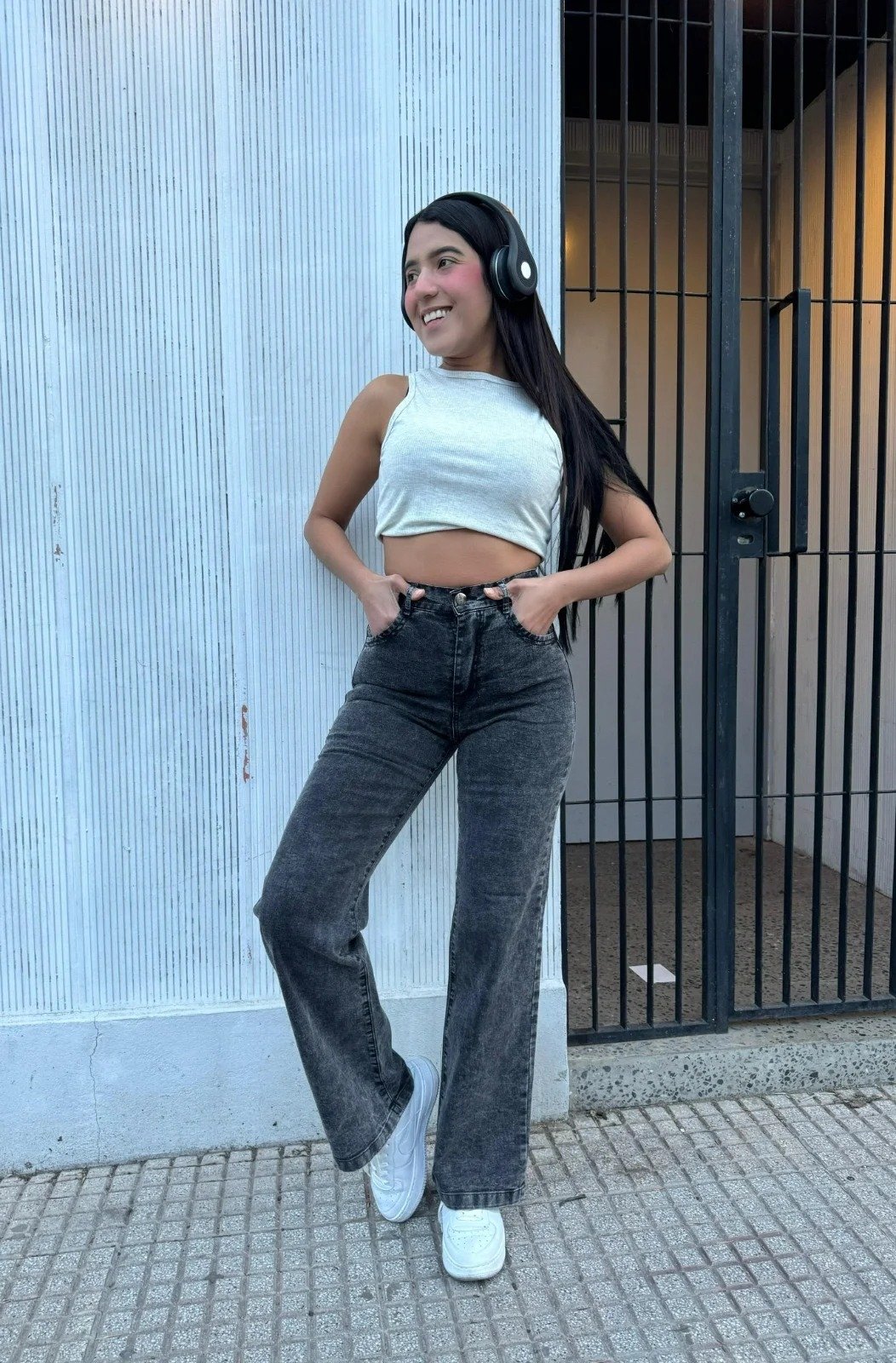 MADISON WIDE LEG NEVADO ELASTIZADO TALLES 36 AL 56 ANA CLARA