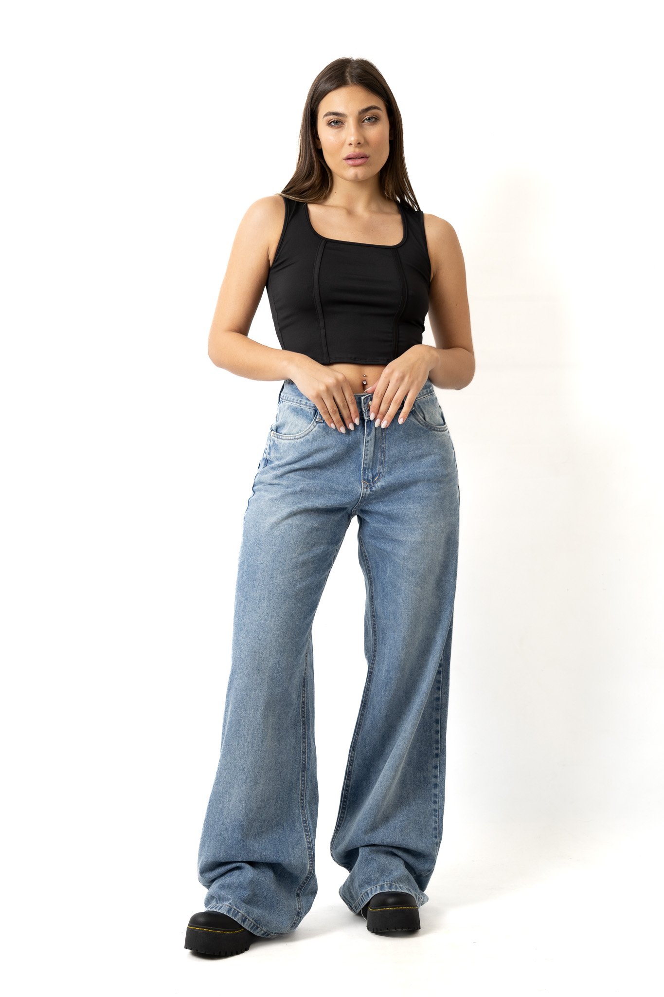 Art. 662 | Wide Leg Nevado Largo F Rigido Andar