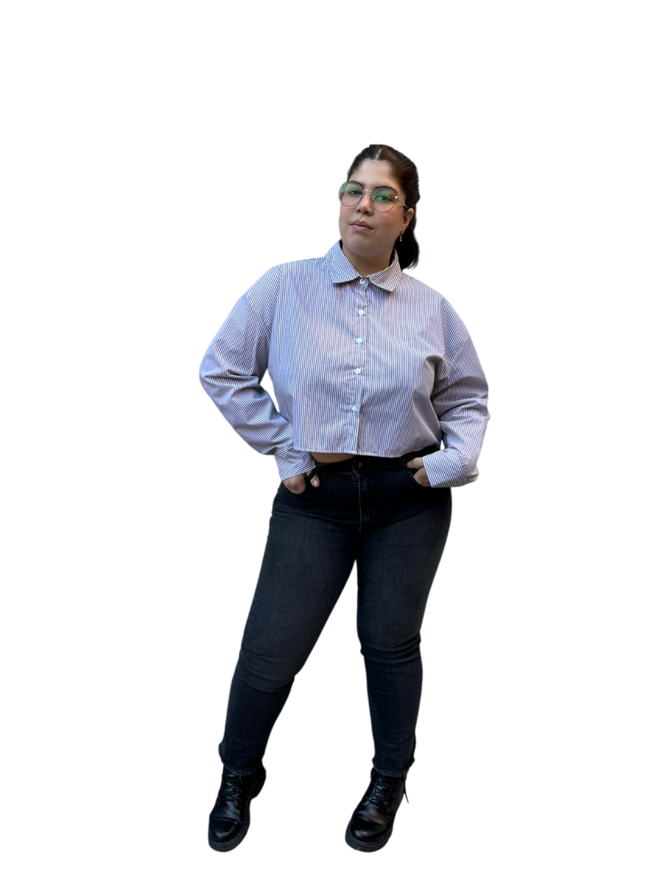 JEAN RECTO DK NUIT NEGRO DESFLECADO ELASTIZADO TIRO ALTO TALLES 44 AL 54 DEKA