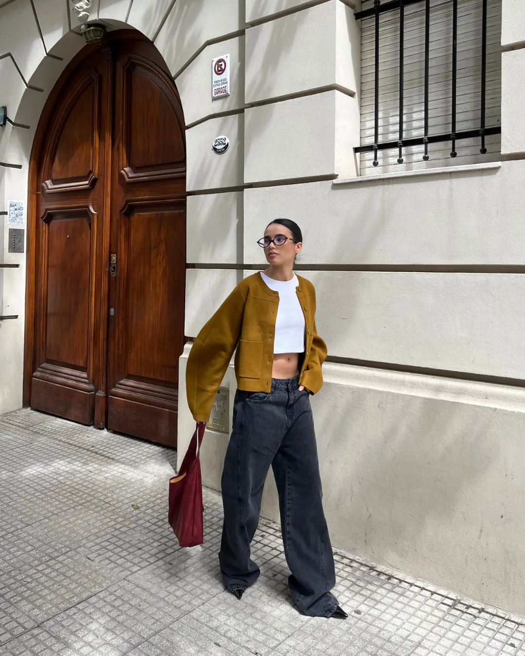 OAXACA | Pantalón Skater Negro Rigido Tiro Medio Talles 36-44 Daze