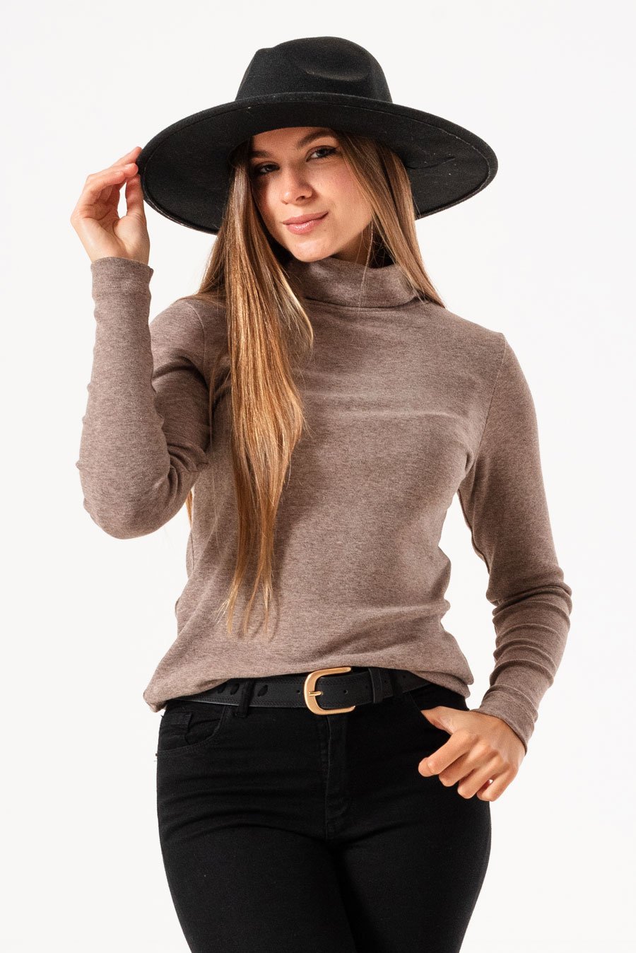 2719 POLERA DE LANILLA EN VARIOS COLORES TALLES M AL XXL