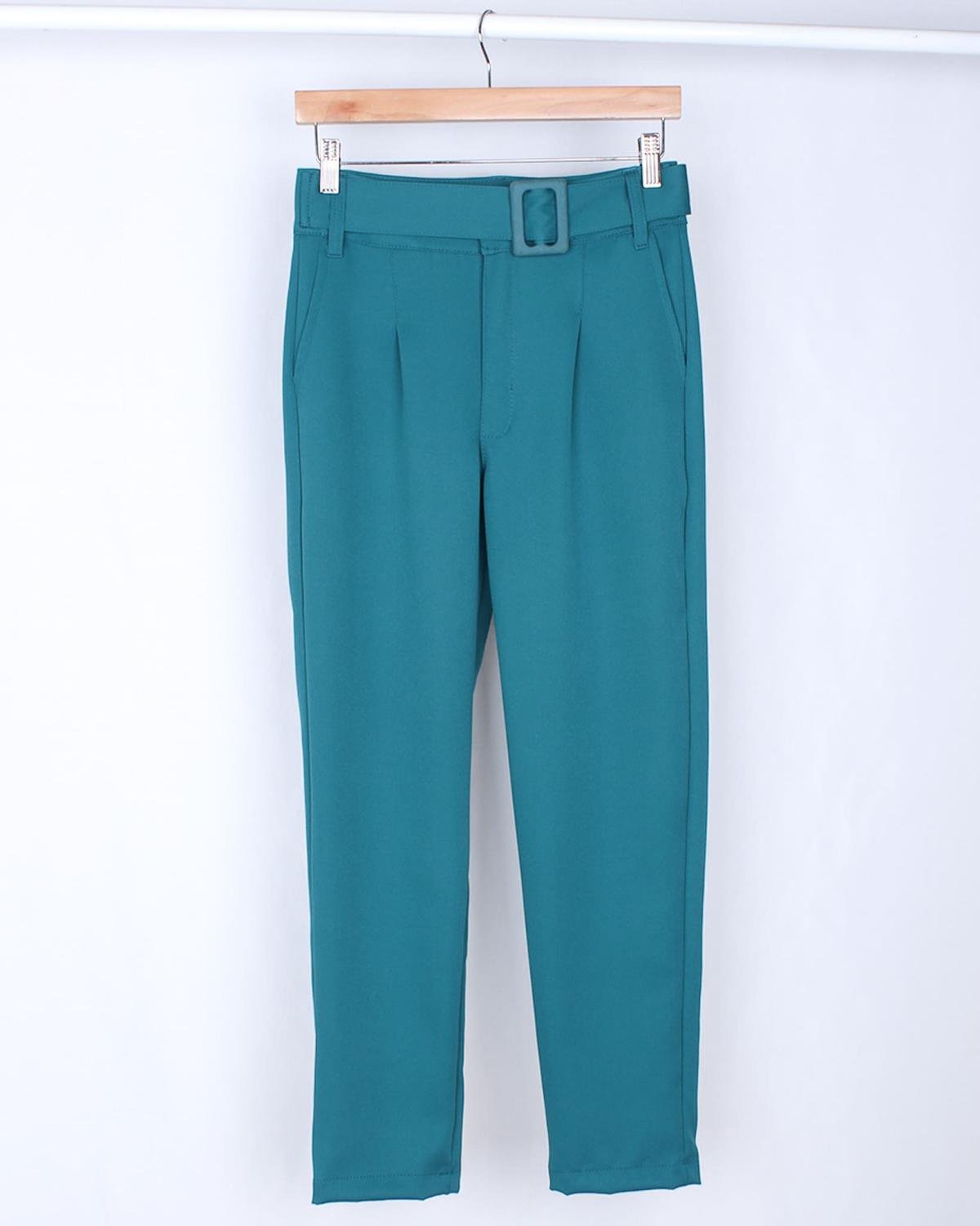 2932 PANTALON SASTRERO CON ARGOLLA Y LAZO TALLES S AL XL