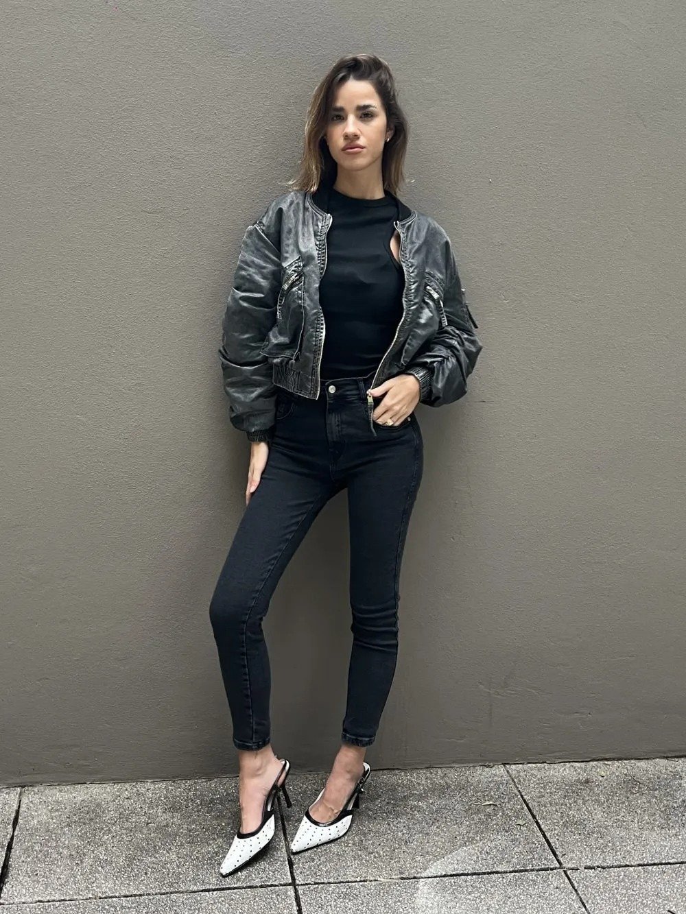 ART J692 SKINNY NEGRO CLASICO ELASTIZADO TALLES 36 AL 44 OH MYDENIM