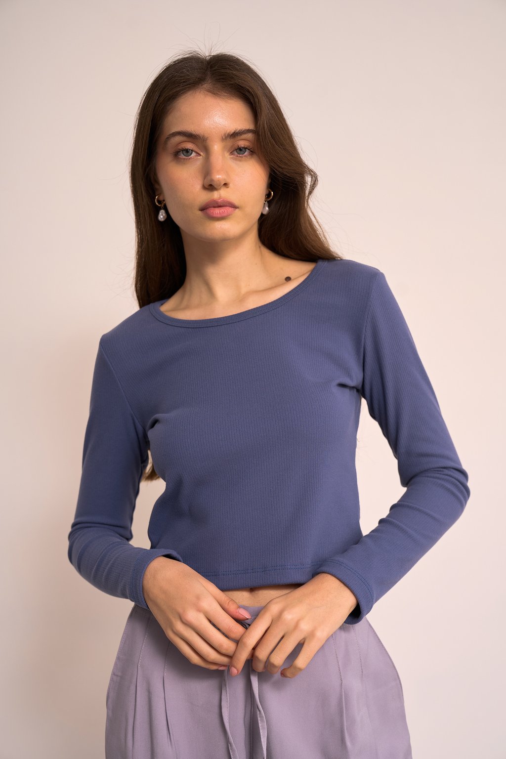 MONACO REMERA BASICA DE MORLEY ESCOTE REDONDO TALLES M AL L