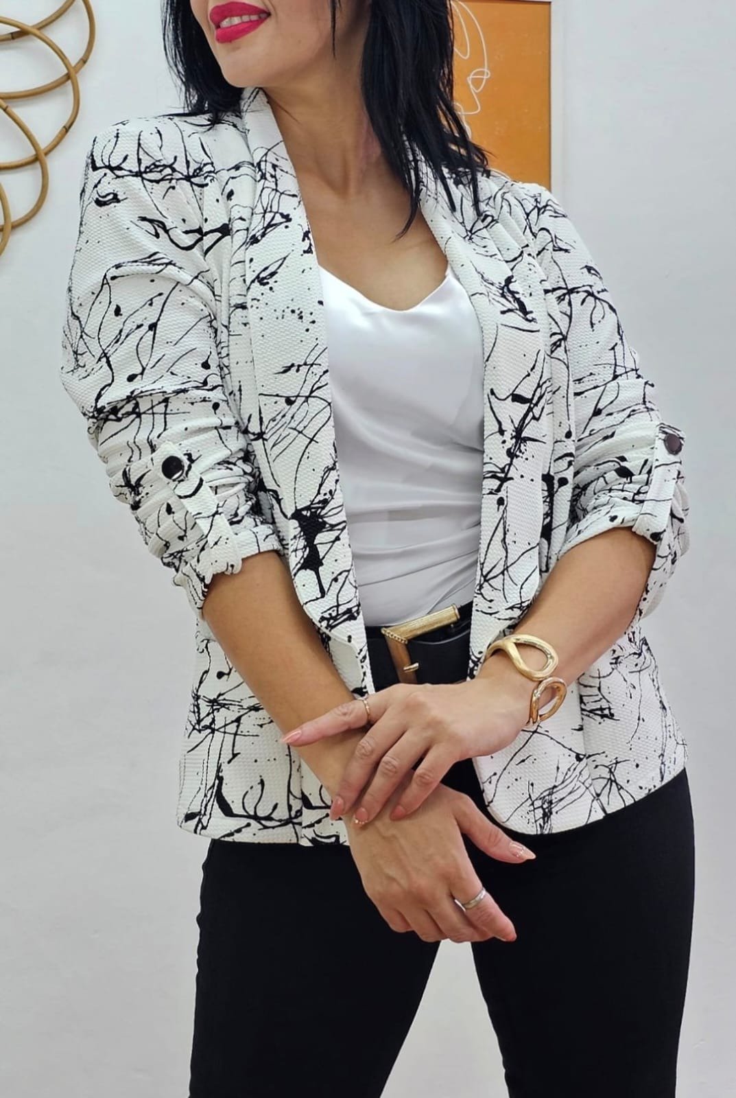738 BLAZER DE WAFFLE VARIAS ESTAMPAS TALLES M AL XXL