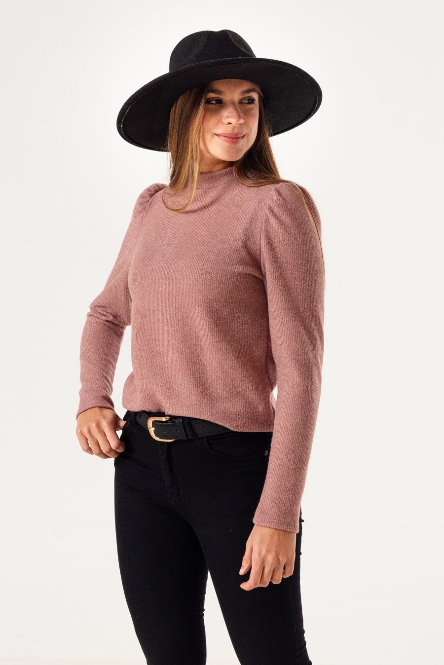 2735 SWEATER DE LANILLA MANGA PRINCESA TALLES M AL XXL