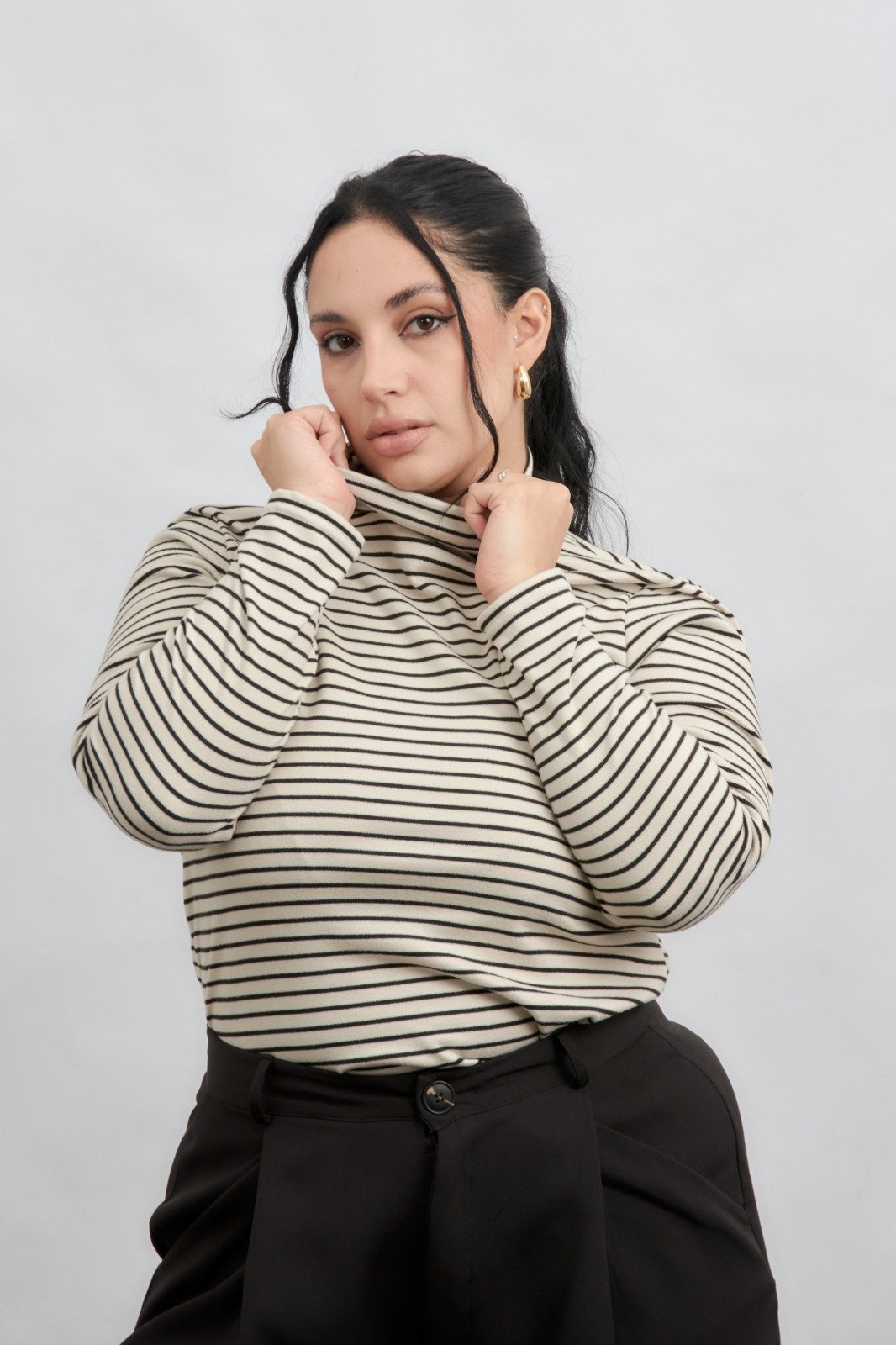4034 | Polera Rayada Dublin Varios Colores Mujer Talles L Al Xxl