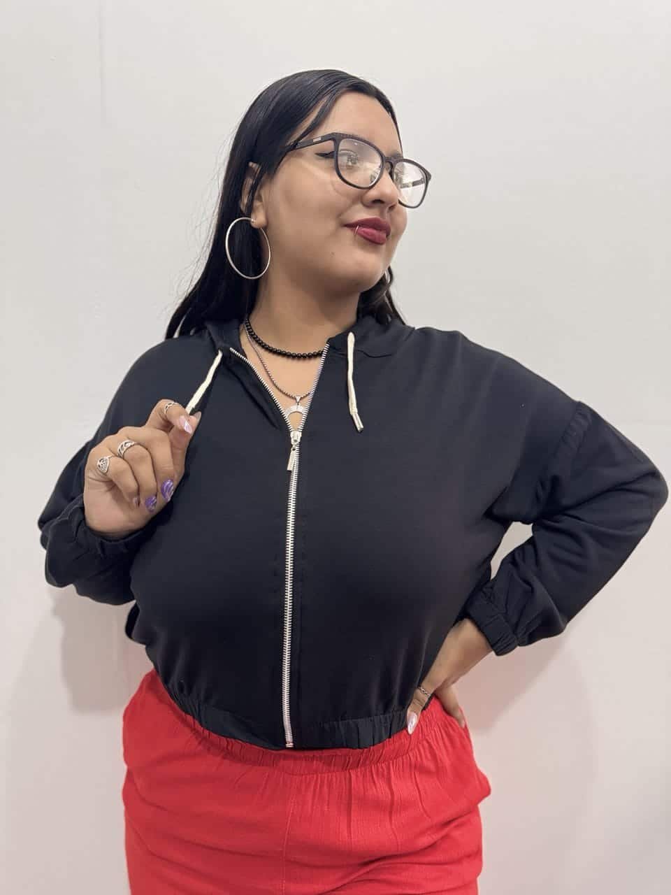10508 CAMPERA DE MODAL FRIZADA TALLES L AL XXXL