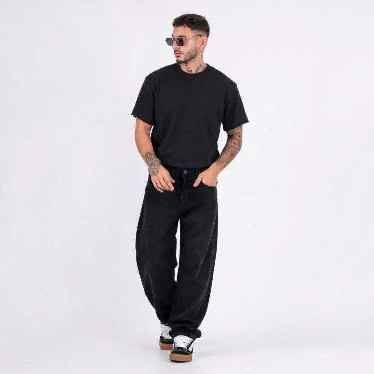 JAF BAGGY NEGRO RIGIDO DE HOMBRE TALLES DEL 38 AL 48 VOLSANO