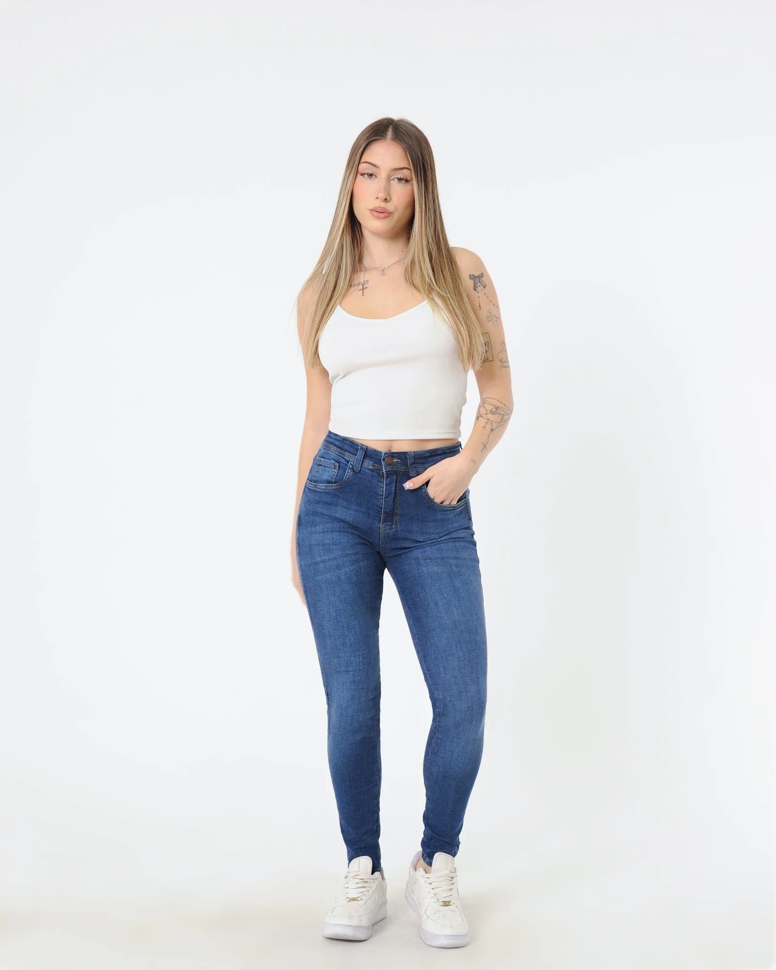 SASHA CHUPIN AZUL STONE TIRO ALTO TALLES 36 AL 60 SONNE