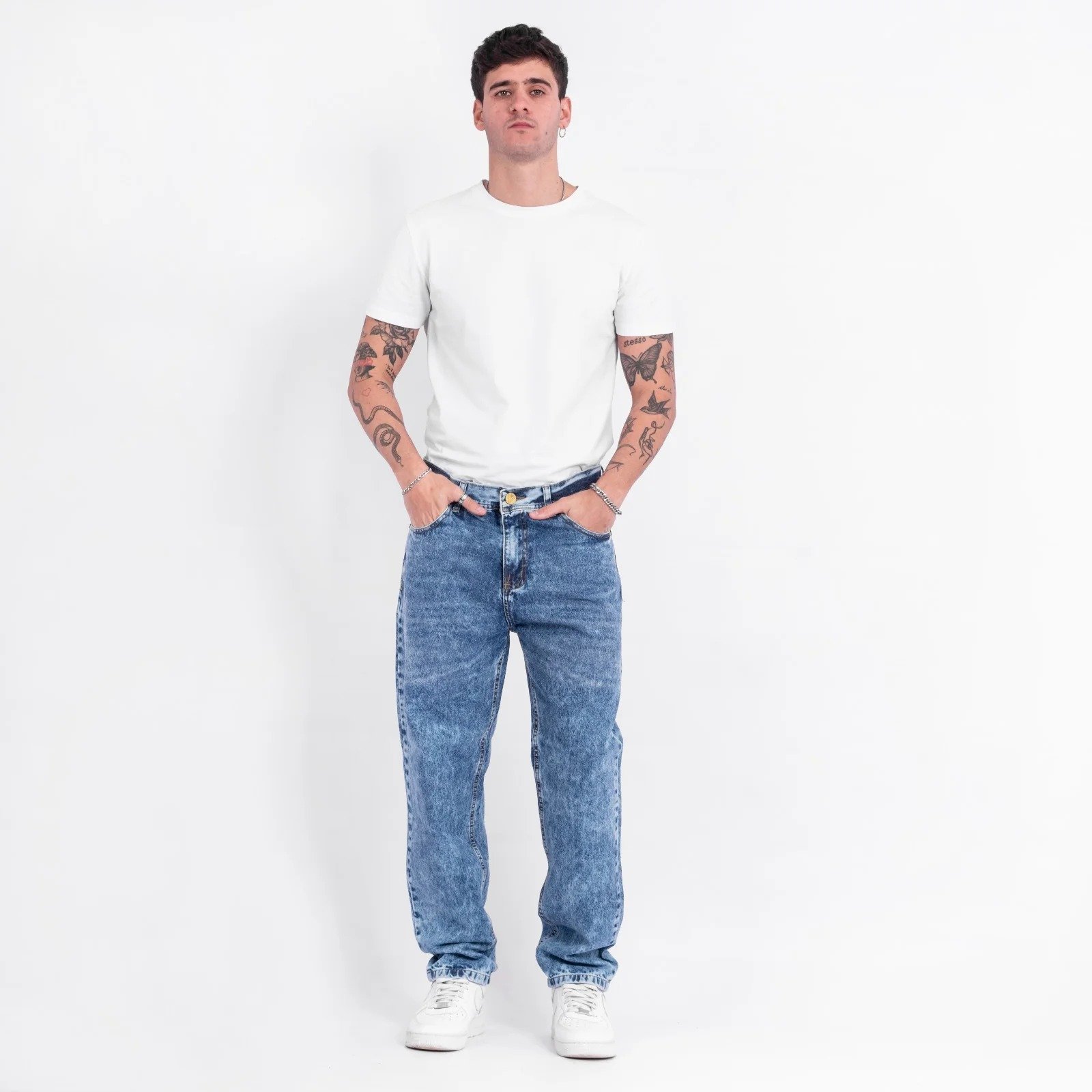 GORKA MOM AZUL HOMBRE TALLES 38 AL 48 VOLSANO