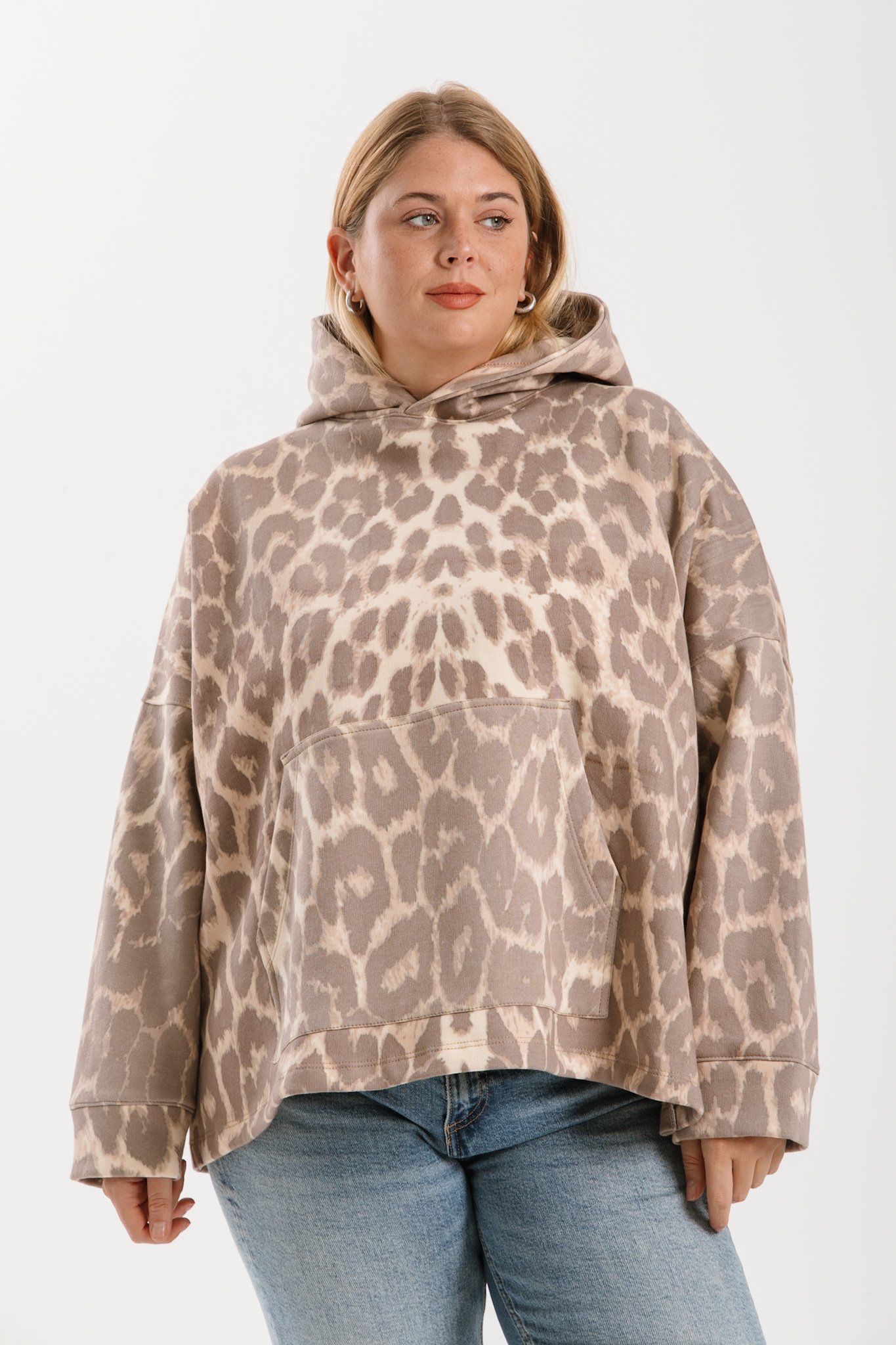 Buzo canguro print talle único  Oversize VV