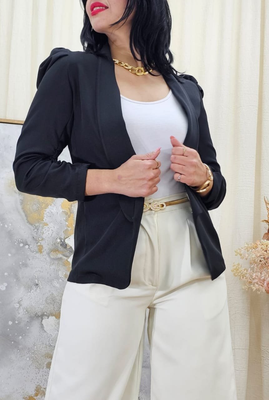 575 Blazer Sastrero Manga Princesa Alison Talles M al XXL