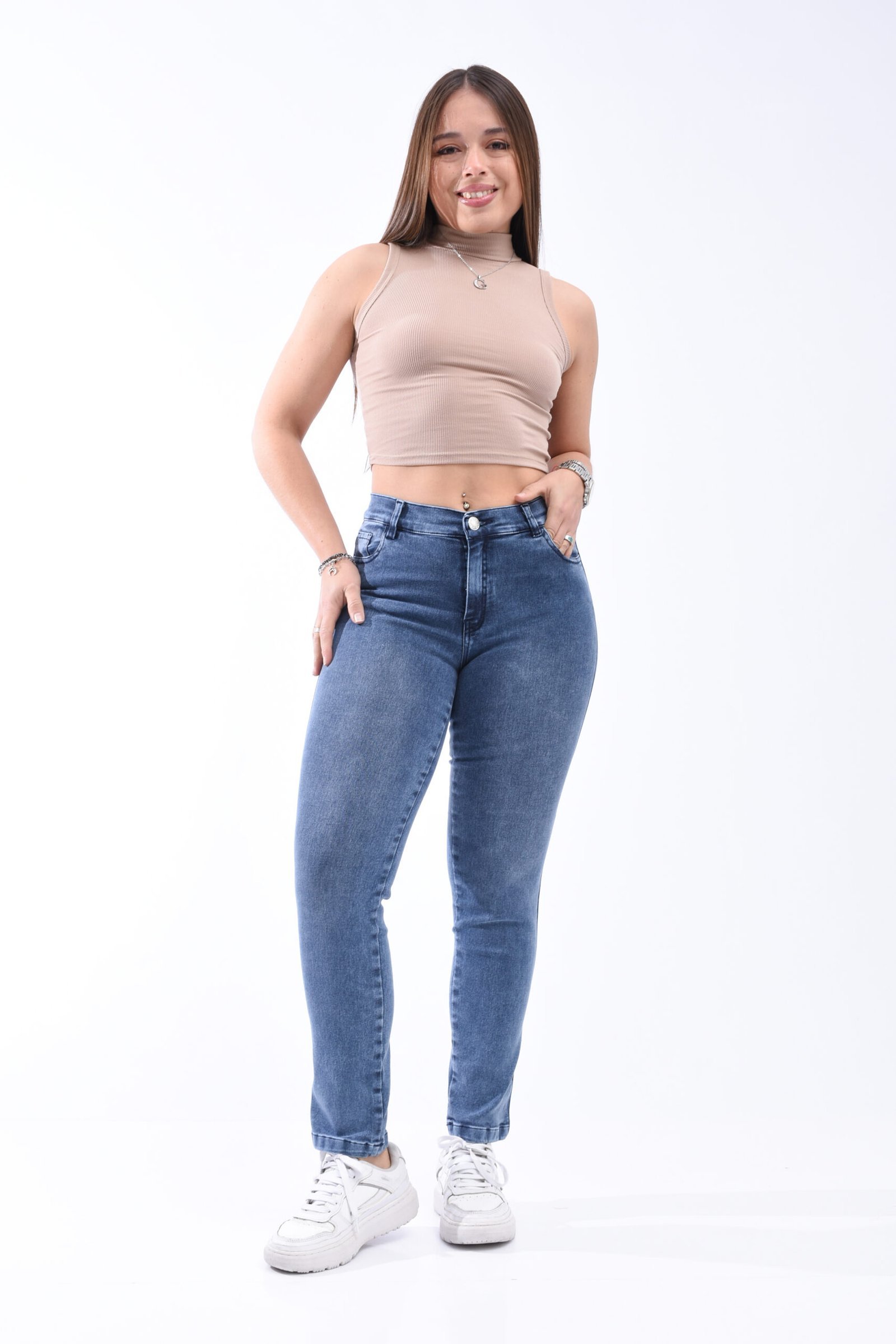 ITZEL | JEAN SEMI CHUPIN NEVADO TIRO ALTO MARCA RUMAJU