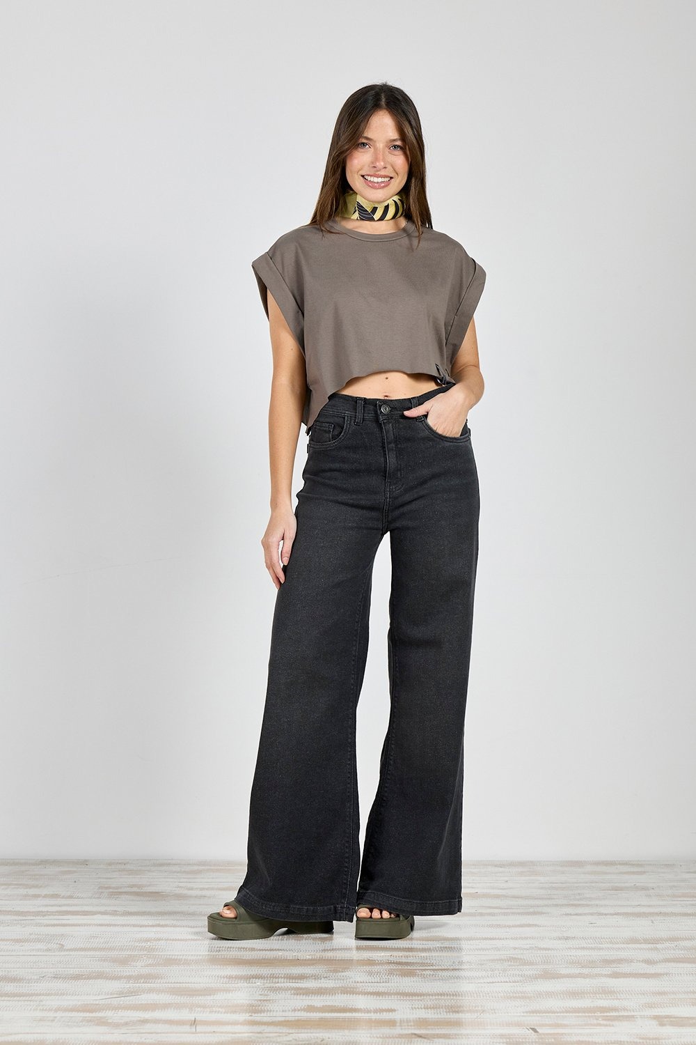 ART. 412 |  MAXI BAGGY ELASTIZADO NEGRO DESTROYER CLÁSICO TALLES 36 Al 46 CENITHO