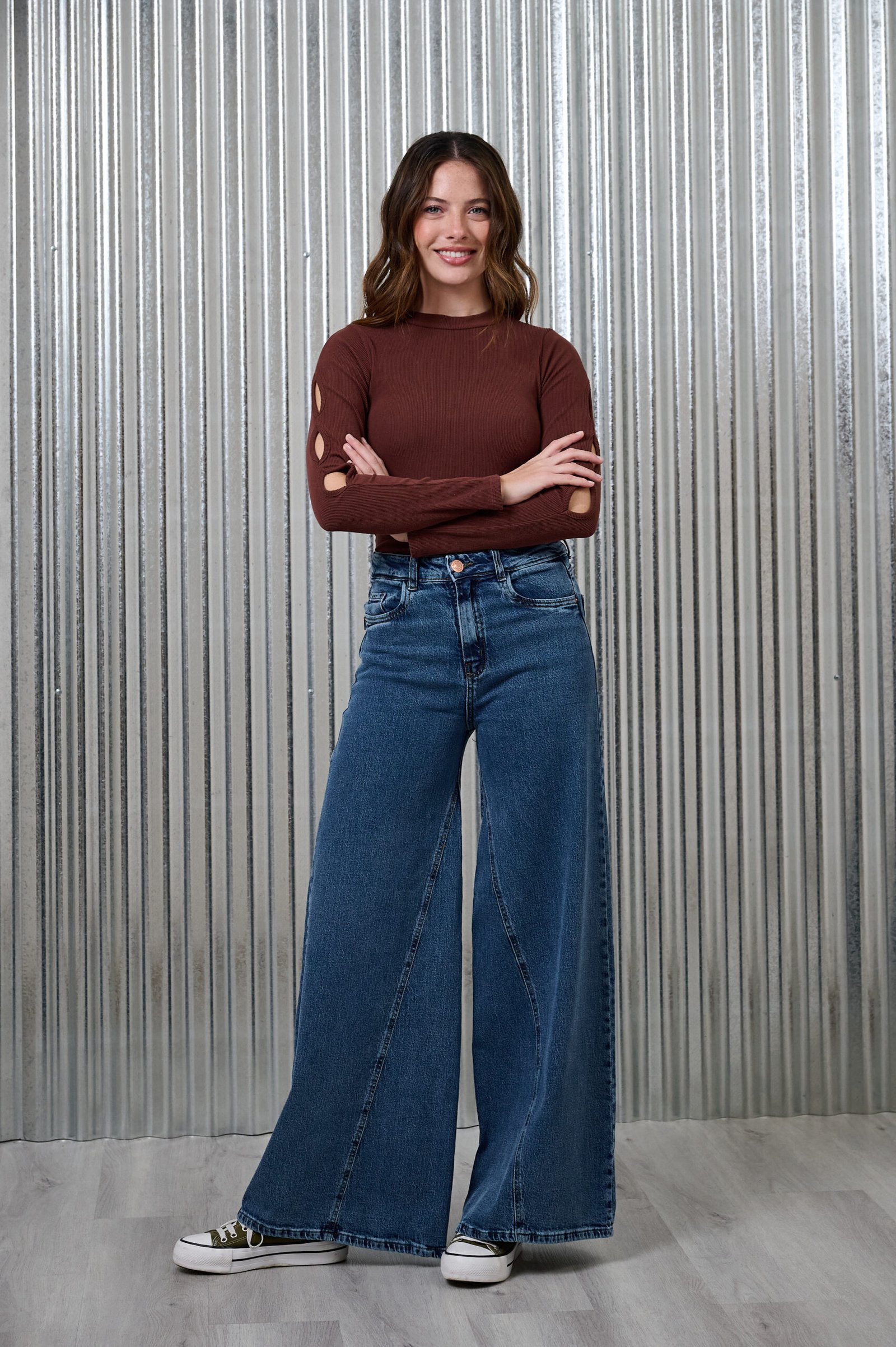 ART. 427 | MAXI BAGGY STONE OVERSIZE CON RECORTE ELASTIZADO TALLES 36 AL 46 CENITHO