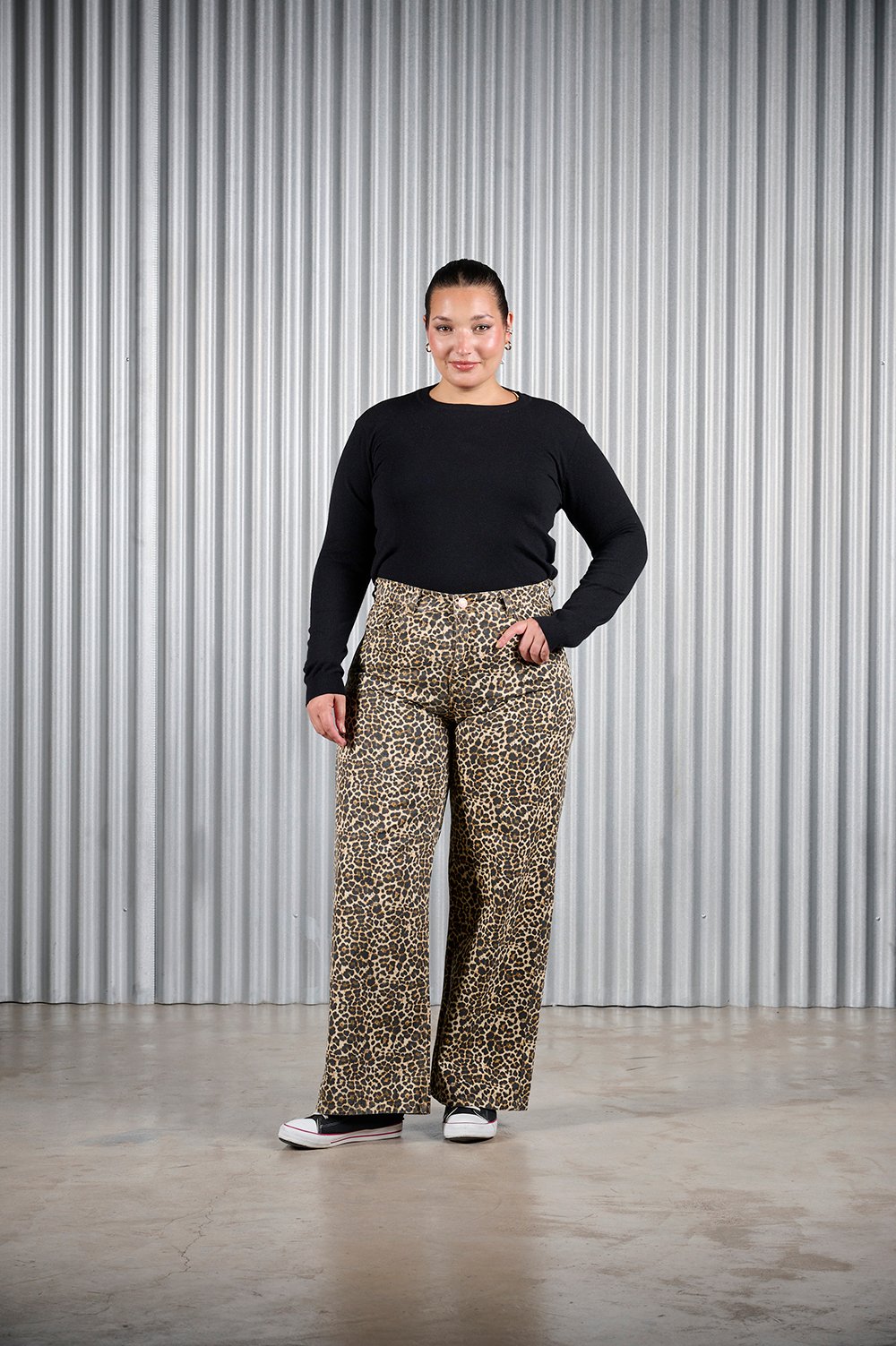 ART. 841 | WIDE LEG ANIMAL PRINT RÍGIDO CENITHO