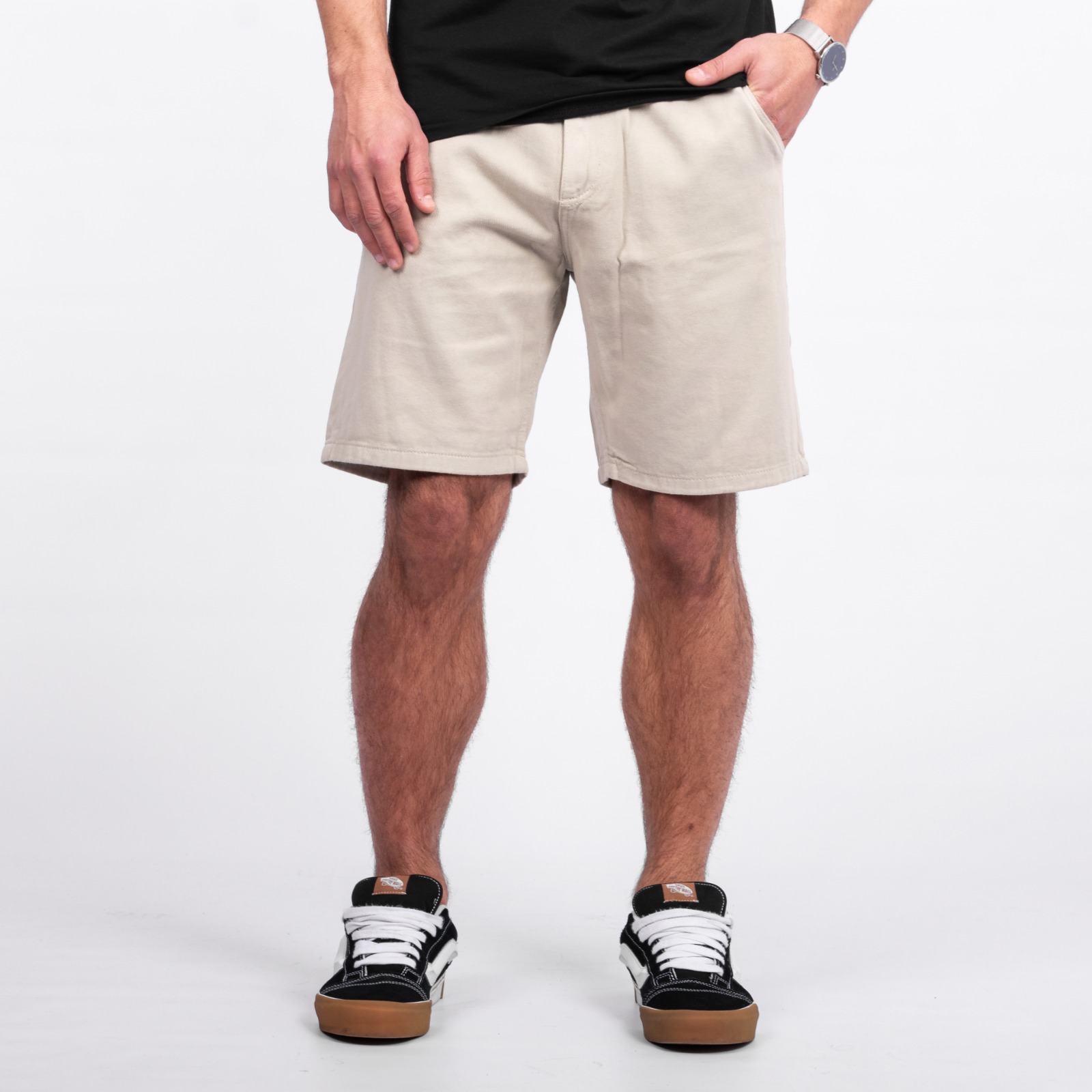BAKARI BERMUDA BEIGE REGULAR RÍGIDA VOLSANO 38 A 48