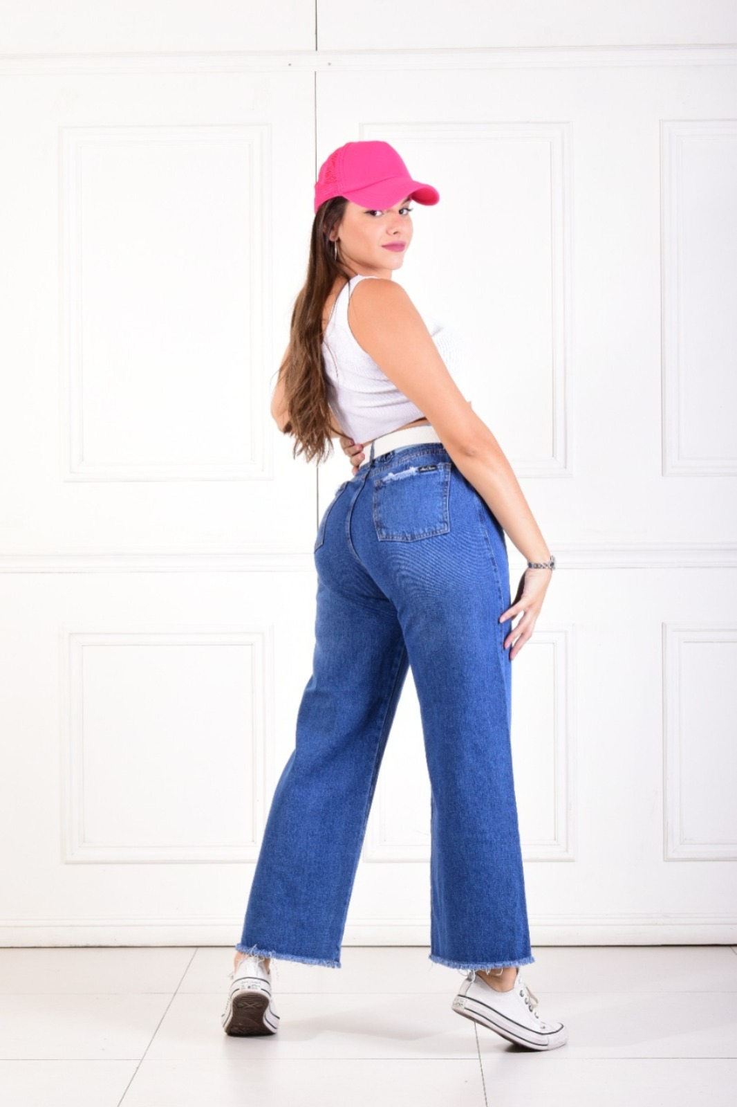 MALIBU LISO WIDE LEG RIGIDO TALLES 36 AL 56 ANA CLARA