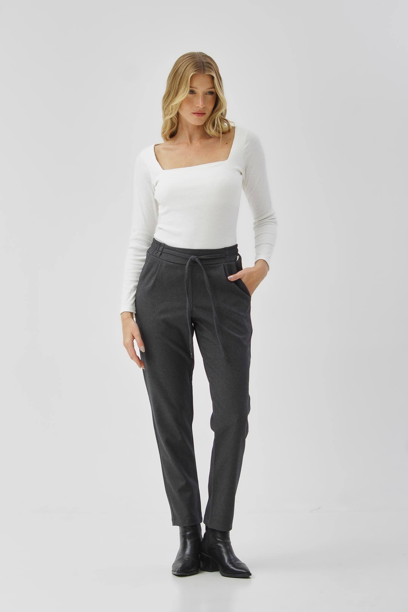 PANTALON SASTRERO CON CINTURA ELASTIZADA CARMEN   TALLES DEL 38 AL 54 TORINE