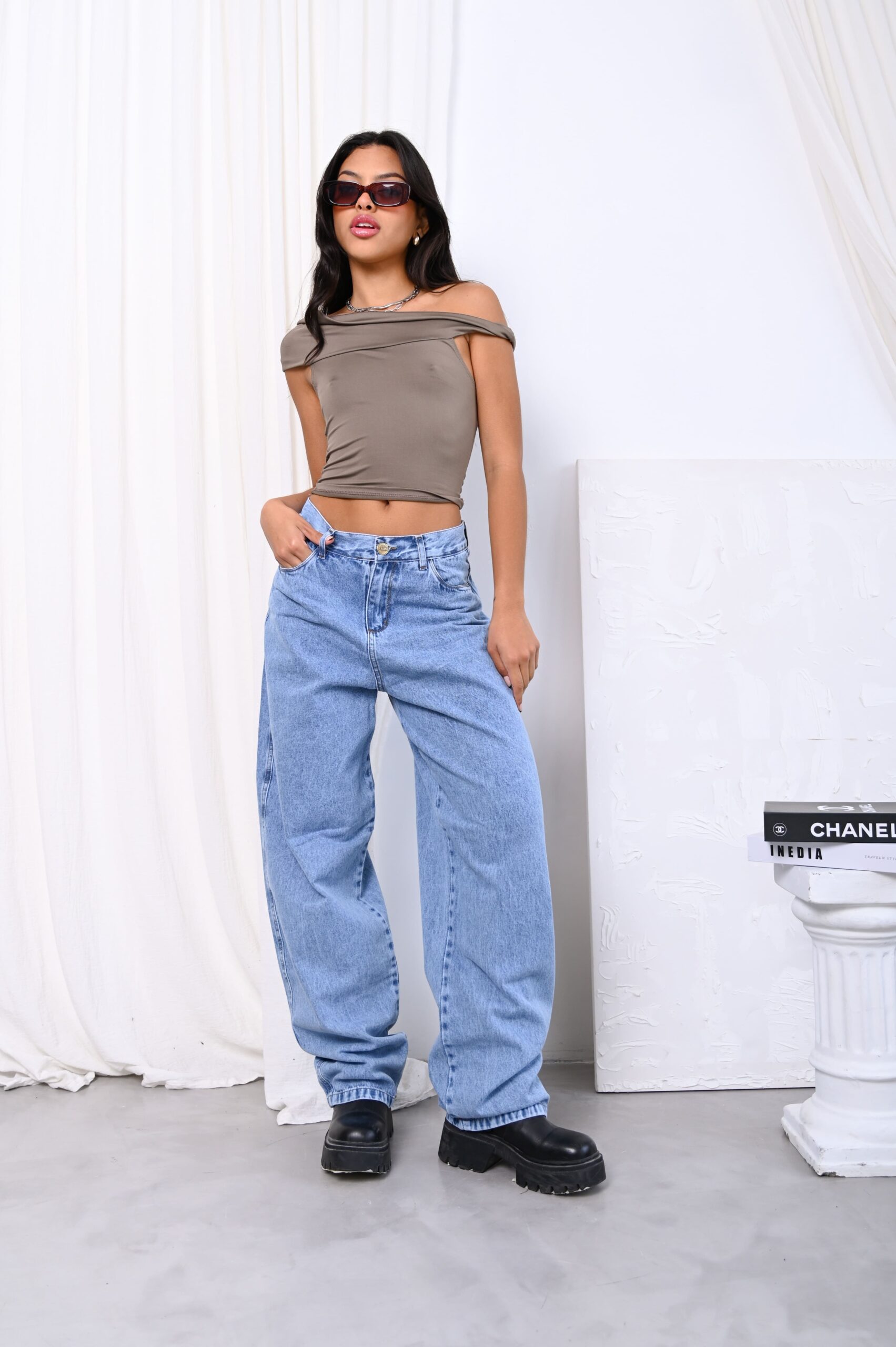 BAGGY STAR SNOW CLASICO RIGIDO TALLES 34 AL 46 H-REINA