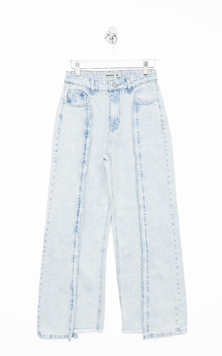 1803 | WIDE LEG BOTAMANGA IRREGULAR  SURFILADOS DELANTEROS Y TRASEROS TIRO ALTO TALLES 36 AL 46 INQUIETA