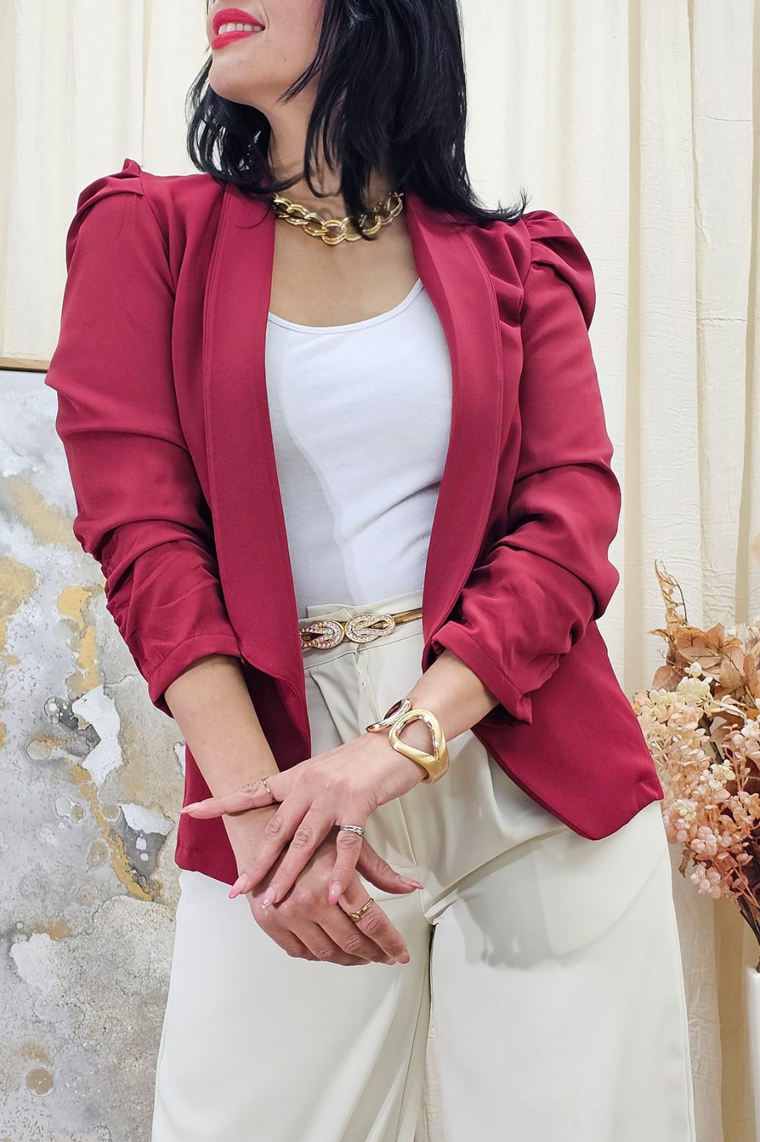575 | BLAZER SASTRERO MANGA PRINCESA TALLES M AL XL