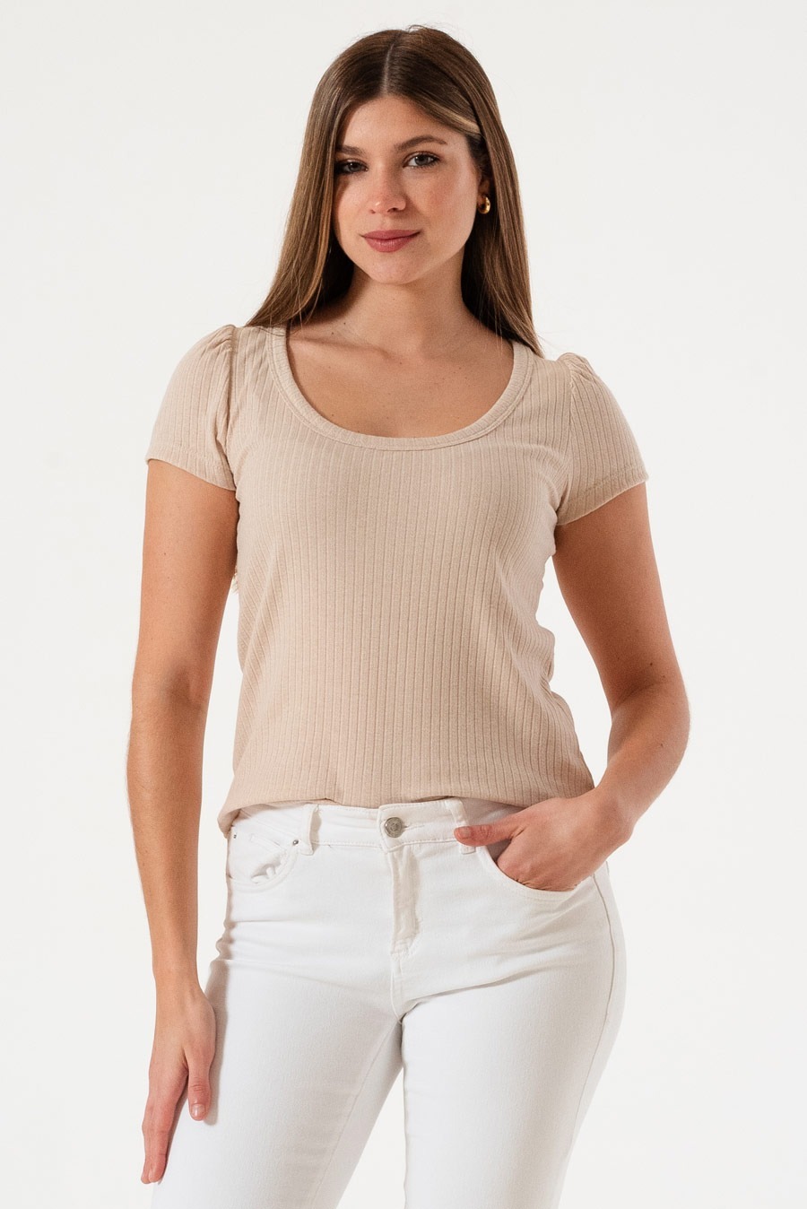 ART. 2833 REMERA LULU MANGA PRINCESA TEJIDO DE PUNTO CON SPANDEX M-XXL VARIOS COLORES