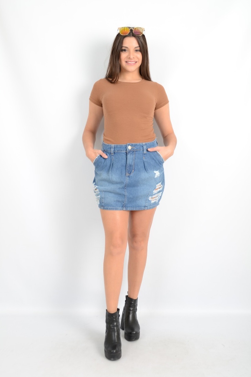 Art.M-26 MINI 2 SLOUCHY RIGIDO CON ROTURAS TIRO ALTO TALLES 38 AL 46 VERSUS