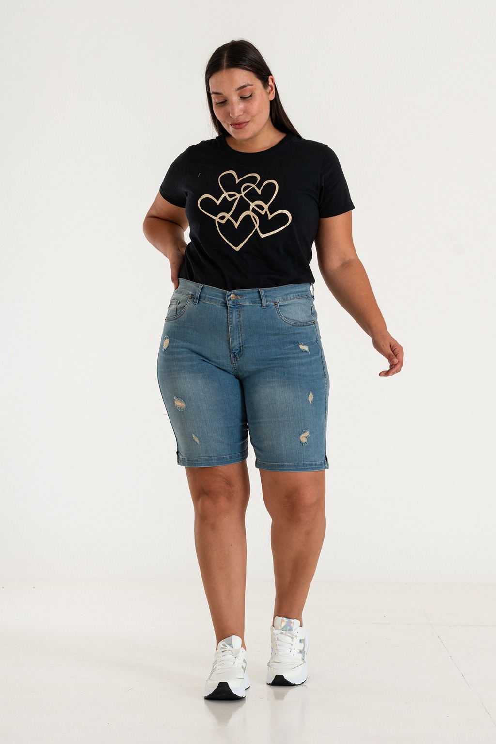 ART.2123 | BERMUDA ÓXIDO CON ROTURAS ELASTIZADO TIRO MEDIO TALLES 48 AL 56 GORSI