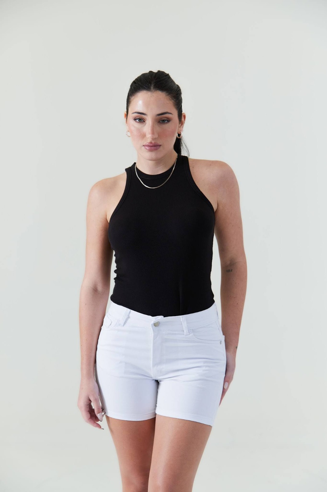 ART GONGA BLANCO- SHORT DE GABARDINA ELASTIZADO TORINE 38-54