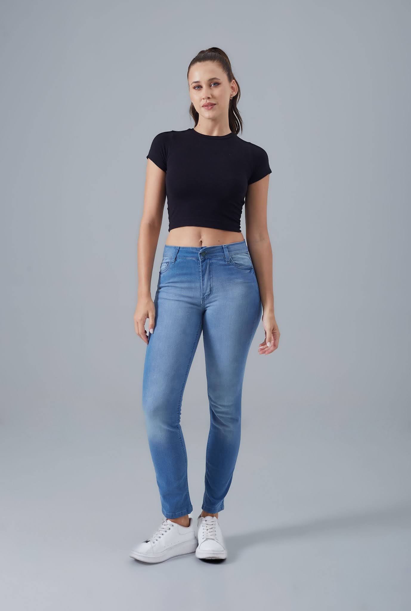 CARI CHUPIN SLIM CELESTE ELASTIZADO TALLES 38 AL 54 TORINE