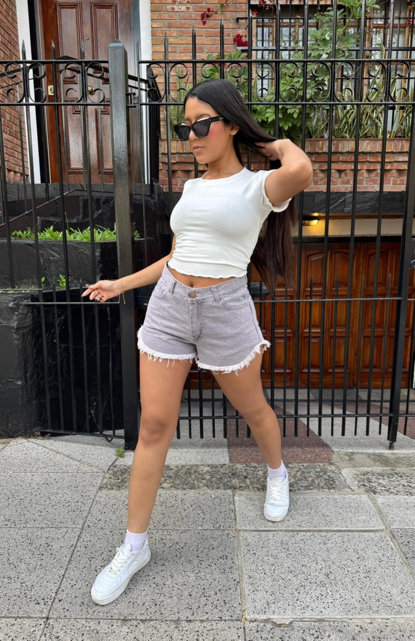 MAR  I  SHORT RIGIDO UVA DESFLECADO TIRO ALTO TALLES 36 AL AL 54 ANA CLARA