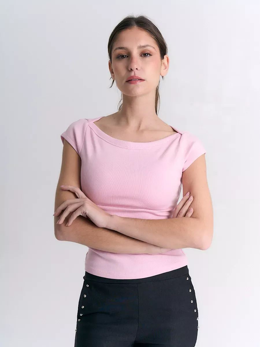 Art.3068 | REMERA BASICA MICRO MORLEY CON CUELLO CRUZADO TALLES S AL M VARIOS COLORES