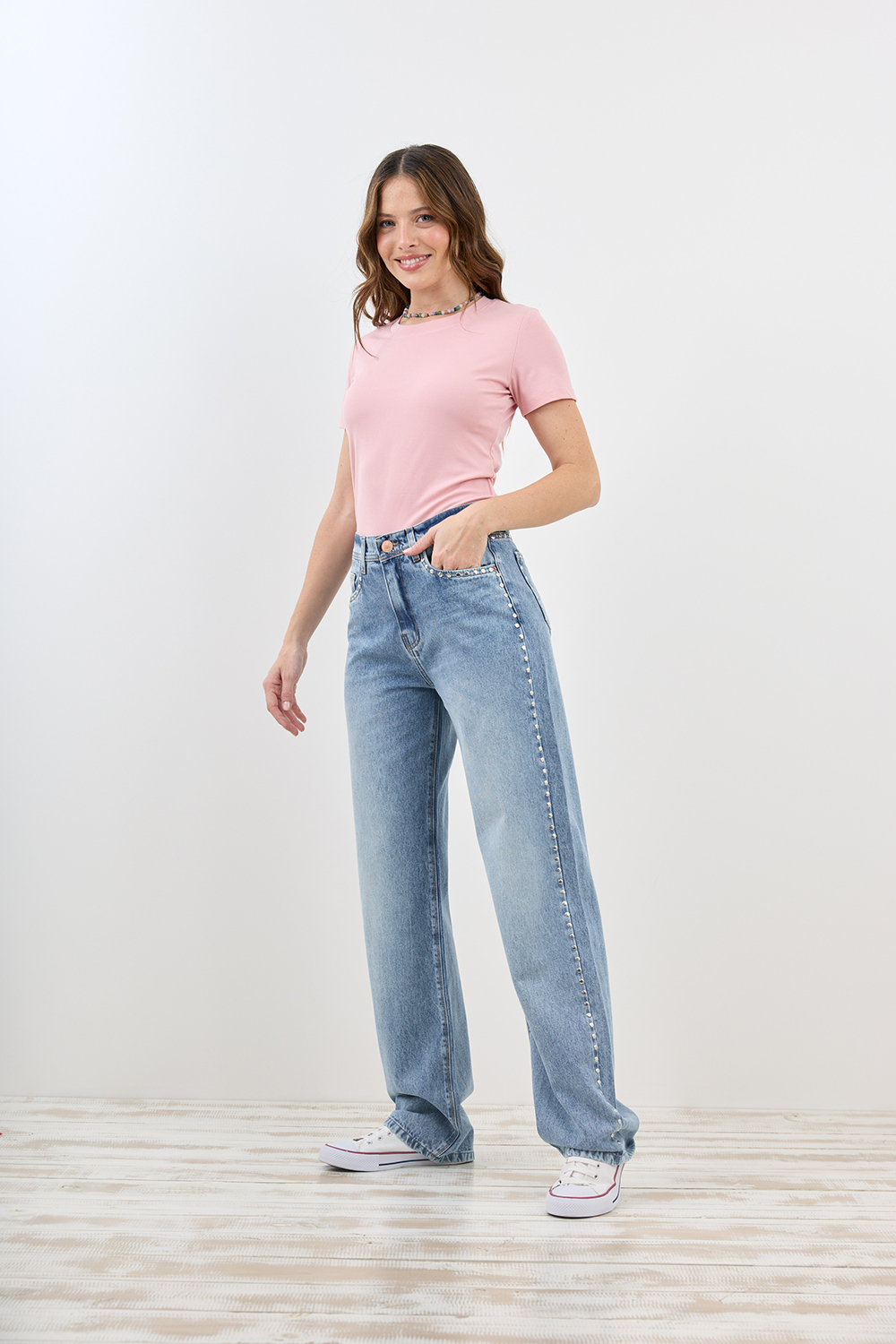 464 | BAGGY STONE TACHA LATERAL Y CONTORNO BOLSILLO RÍGIDO TALLES 36 AL 46 CENITHO