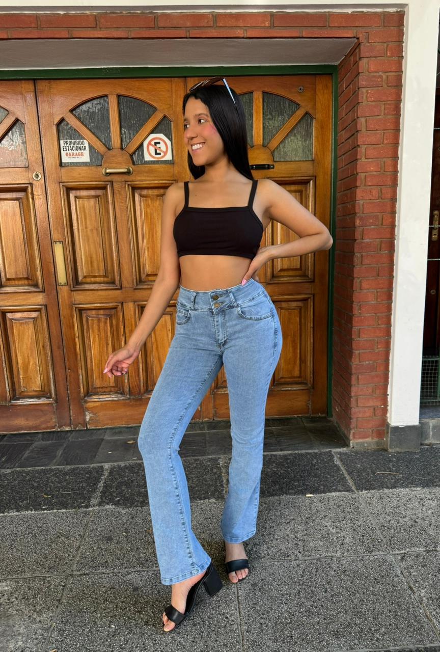 COSMO JEAN NEVADO OXFORD ELASTIZADO TIRO ALTO 36-54 ANA CLARA