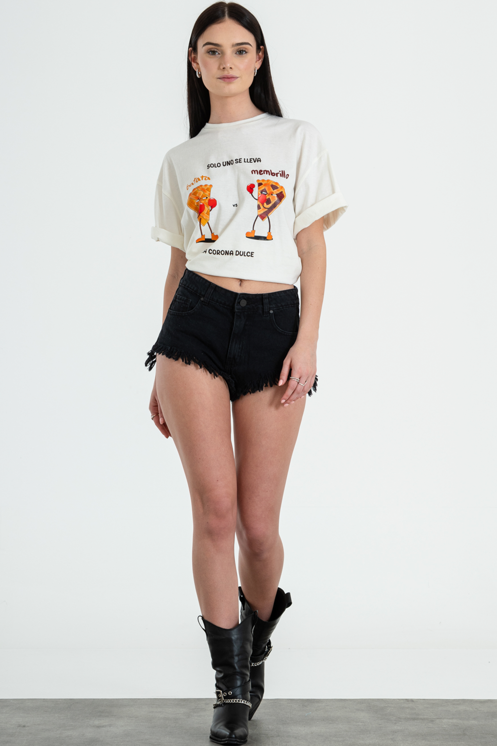 B PIMENTO-SHORT NEGRO RIGIDO DEFLECADO EN BOTA TIRO MEDIO 34 AL 42 ISOSTASIA