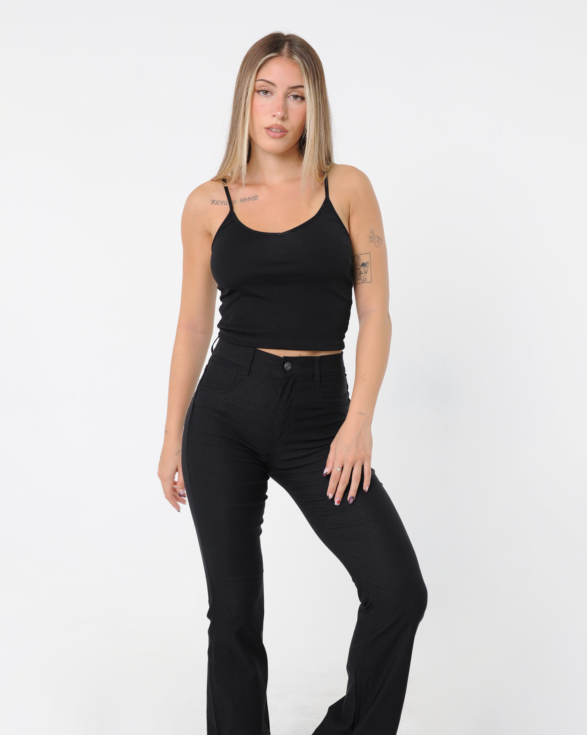 AGATHA - OXFORD NEGRO DE BENGALINA TIRO ALTO TALLES 36 AL 60 SONNE