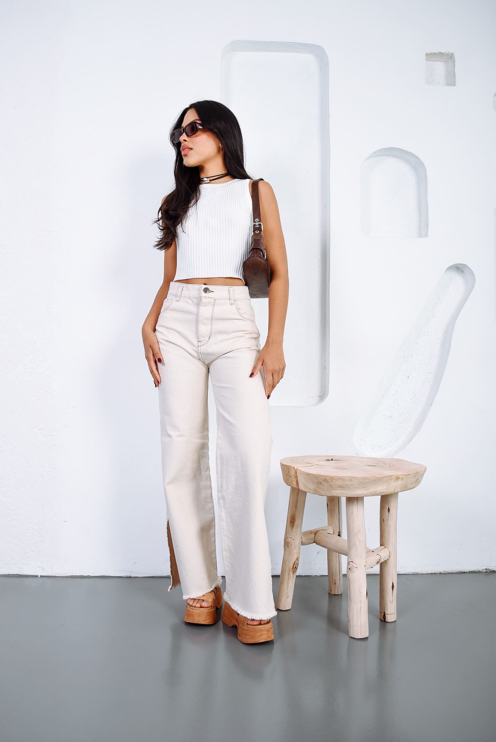 TOWER OPEN LINO RIGIDO DESFKLECADO EN BOTA CON ABERTURAS TIRO ALTO TALLES 34 AL 46 H-REINA