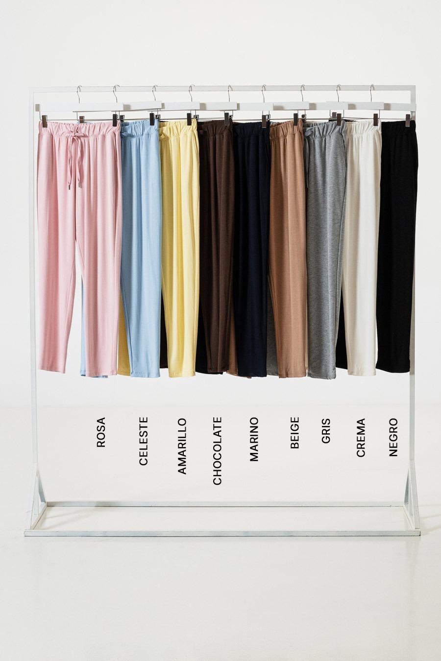 2855 | JOGGER RUSTICO VISCOSA LYCRA CON CORDON VARIOS COLORES TALLES M AL XXL